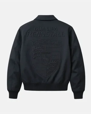 Formula 1 Grand Prix de Monaco 2025 Dua Lipa Porsche Black Racing Jacket