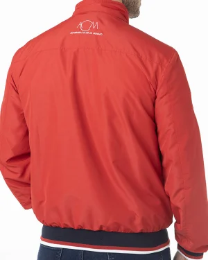 Formula 1 Monaco Grand Prix 2026 Automobile Club de Monaco Red Windbreaker Bomber Jacket