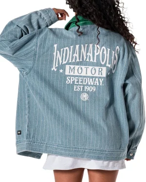 Indianapolis Motor Speedway Est.1909 Indy 500 Unisex Blue Jean Jacket