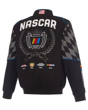 NASCAR Cup Series 2026 Unisex Black Cotton Twill Racing Jacket