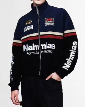Nahmias x Formula 1 Miami Grand Prix Unisex Suede Leather Racing Jacket
