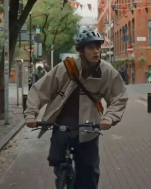 Owen 2026 Movie Finding Emily Spike Fearn Beige Jacket