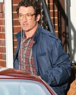 Paper Tiger Movie Miles Teller Blue Bomber Jacket