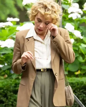 Paper Tiger Movie Scarlett Johansson Brown Blazer
