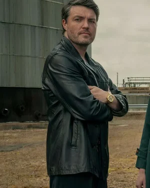 TV Series Legends Tom Burke Black Leather Jacket