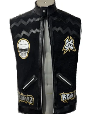 WWE Superstar Matt Cardona Black Leather Vest