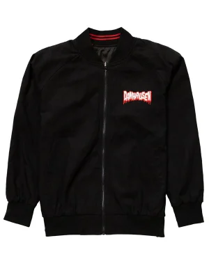 All Elite Wrestling Danhausen Very Nice Very Evil Unisex Satin Reversible Bomber Jacket