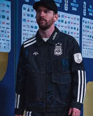 FIFA World Cup 2026 Argentina National Football Club Lionel Messi Unisex Blue Legacy Denim Jacket