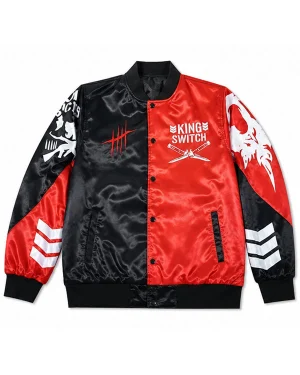 Jay White King Switch Satin Varsity Jacket