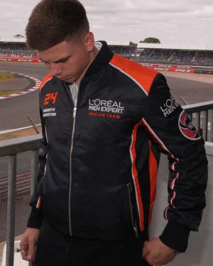 2026 Formula 1 British Grand Prix Silverstone L'Oréal Men Expert Racing Team Black Bomber Jacket