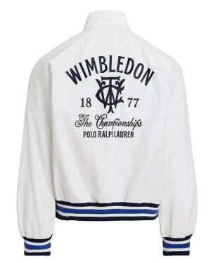 2026 Tennis Tournament Wimbledon The Championships Unisex White Cotton Jacket