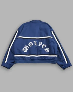 Bad Wolf x Mickey Mouse Frvr Big Moe Rivet Studs Unisex Blue Cotton Jacket