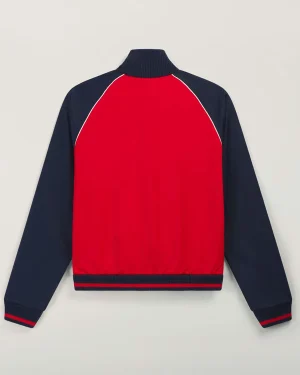 Brain Dead x Disney Characters Mickey Mouse and Friends Unisex Red Track Jacket
