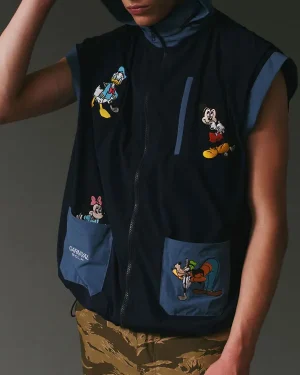 Carnival Golf x Disney Mickey & Friends Characters Unisex Blue Hooded Vest
