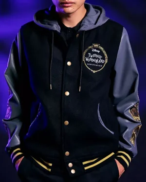Disney Twisted-Wonderland Night Raven College Students House Crest Varsity Jacket