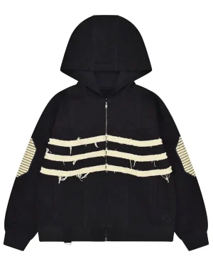 Dorohedoro Caiman Black Hooded Jacket