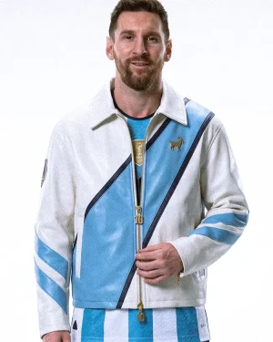 FIFA World Cup 2026 Final Lionel Messi Leather Jacket