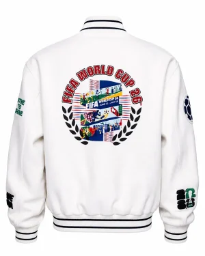 FIFA World Cup 2026 Kansas City White Varsity Jacket