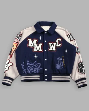 Mickey Mouse Roxy Box Cut Rudy Letterman Jacket