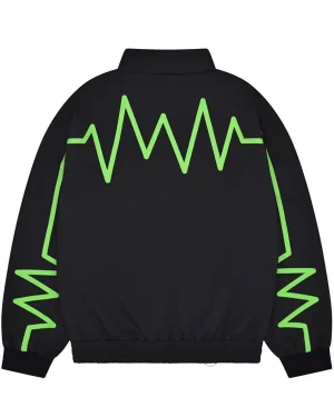 SEGA 2000 Video Game Jet Set Radio Unisex Black Track Jacket
