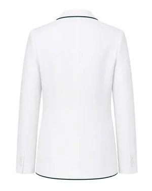 Tennis Tournament 2026 Wimbledon Championships Novak Djokovic White Suit Blazer