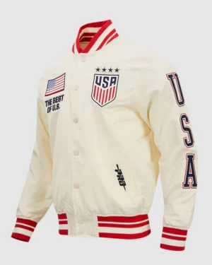 United States Womens National Soccer Team Classic The Best Of U.S. Unisex Satin Varsity Jacket
