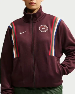 Utah Royals FC 2026 Madison Hammond Sportswear N7 Burgundy Track Jacket