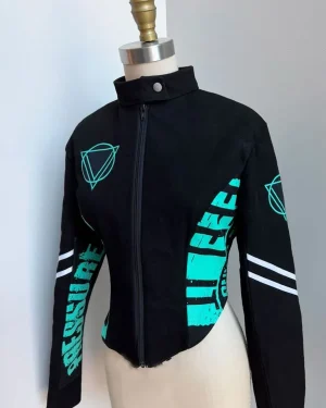 WWE Superstar Maxxine Black Moto Jacket