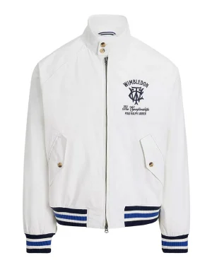 Wimbledon 2026 Deckwash White Cotton Jacket