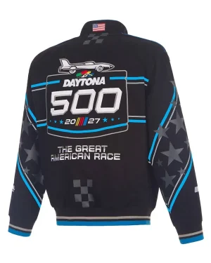 2027 Daytona International Speedway 500 The Great American Race Black Cotton Twill Jacket