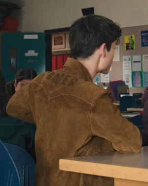 Alex Walter 2026 TV Series My Life with the Walter Boys S03 Ashby Gentry Brown Suede Leather Jacket