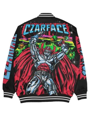 American Hip Hop Supergroup Czarface Unisex Black Satin Varsity Jacket