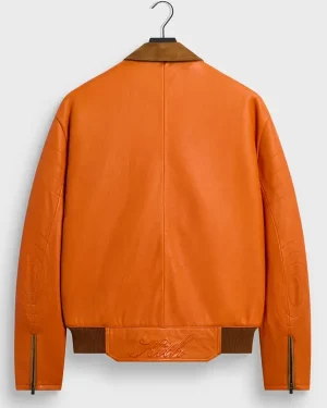 Bayerische Motoren Werke 2026 BMW Sunglow Orange Brenner Bomber Flight Jacket