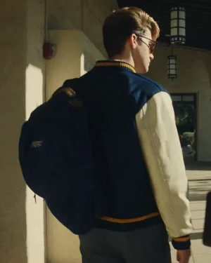Daniel Dale 2026 The Shards S01 TV Series Ryan Vaughn Blue Wool Varsity Jacket