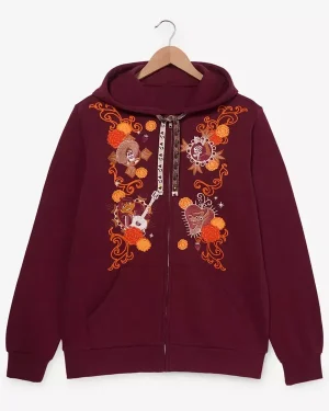 Disney Pixar Coco Embroidered Hooded Jacket