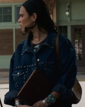 Ellie Estevez 2026 Ransom Canyon S02 TV Series Marianly Tejada Blue Western Denim Jacket