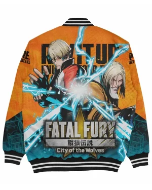 Fatal Fury City of the Wolves Varsity Jacket
