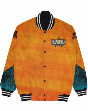 Fatal Fury City of the Wolves Video Game Unisex Lightweight Varsity Jacket