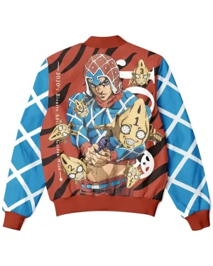 JoJo's Bizarre Adventure Guido Mista Varsity Jacket