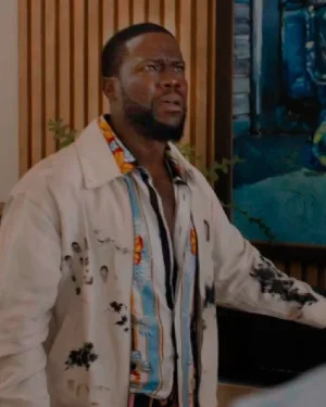 Joe 2026 Movie 72 Hours Kevin Hart White Cotton Jacket