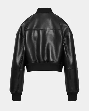 Lauren Brigman 2026 Ransom Canyon S02 TV Series Lizzy Greene Black Leather Bomber Jacket