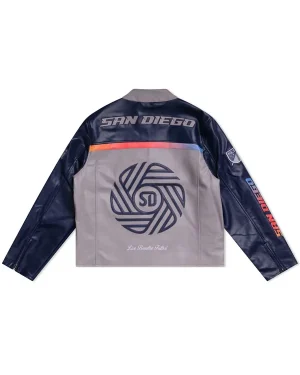 Major League Soccer 2026 San Diego Football Club Podium Motorcycle Leather Jacket