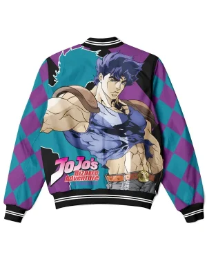 Manga Series JoJo's Bizarre Adventure Character Jonathan Joestar Varsity Jacket