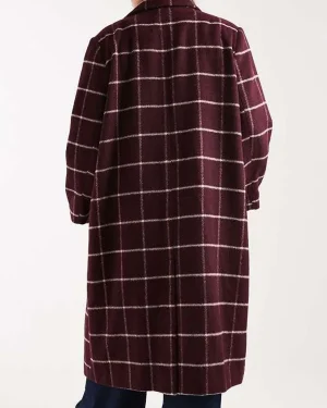Michelle Buteau 2026 Survival of the Thickest S03 TV Series Mavis Beaumont Black Wool Plaid Coat
