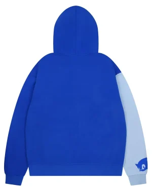 SEGA Sonic the Hedgehog Video Game Unisex Blue Two Tone Hooded Jacket