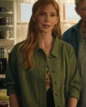 Sarah Rafferty 2026 TV Series My Life with the Walter Boys S03 Katherine Walter Green Cropped Jacket