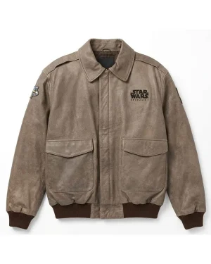 Star Wars Starfighter Vintage Leather Jacket