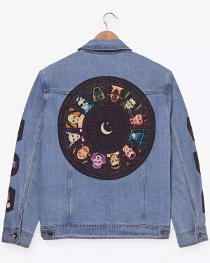 Universal Monsters Dark Zodiac Icons Denim Jacket
