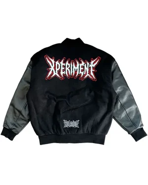 WWE x Ken Carson Black Varsity Jacket
