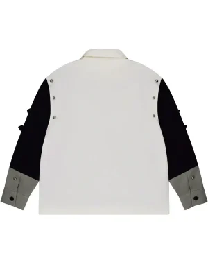 Yu-Gi-Oh! Manga Series Seto Kaiba Unisex White and Black Cotton Jacket